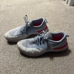 Nike Women’s Light Blue and Pink Running Shoes